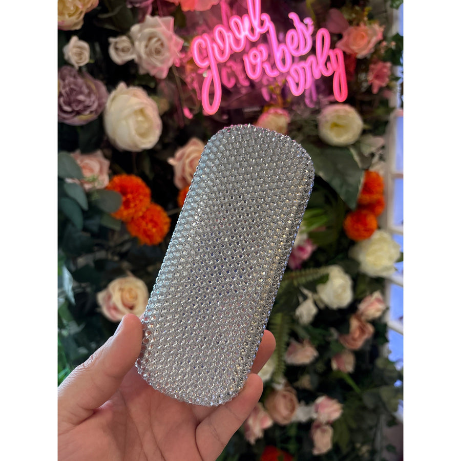 Rhinestone Glasses Case | Iridescent