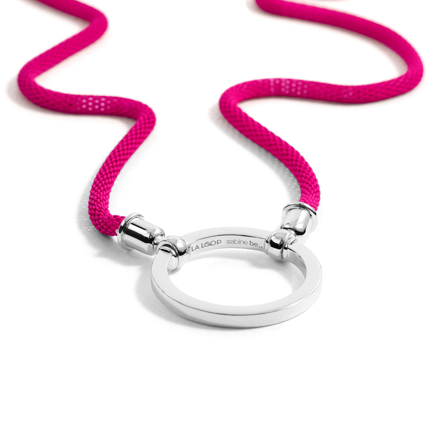 La Loop Limited Edition glasses chain La Loop x SabineBe in fluorescent pink
