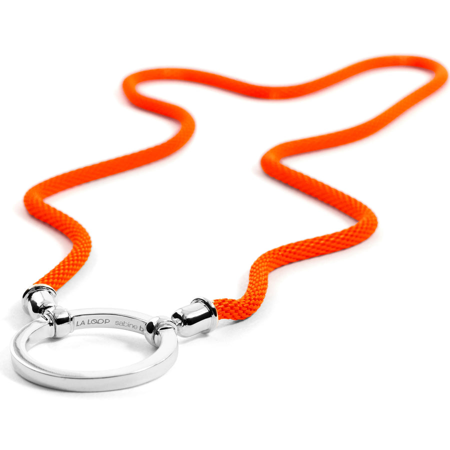 La Loop Limited Edition glasses chain La Loop x SabineBe in fluorescent Orange